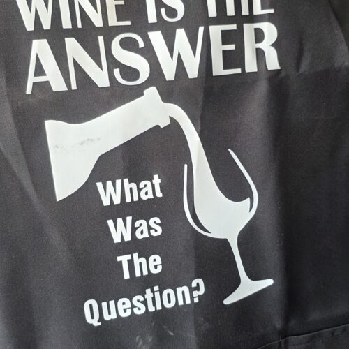 Cooks Apron Wine is the Answer